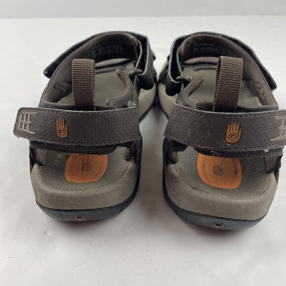 Teva Minam Sandals Men's Size 8 4289 Brown Open Toe Hook And Loop Closure Trail - Picture 8 of 9